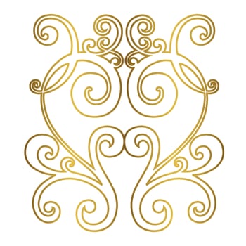 Vector damask vintage baroque scroll ornament swirl. Victorian monogram heraldic shield swirl. Retro floral leaf pattern border foliage antique  acanthus calligraphy engraved tattoo.Tile decor element