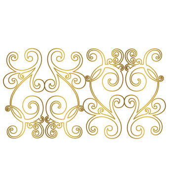 Vector damask vintage baroque scroll ornament swirl. Victorian monogram heraldic shield swirl. Retro floral leaf pattern border foliage antique  acanthus calligraphy engraved tattoo.Tile decor element