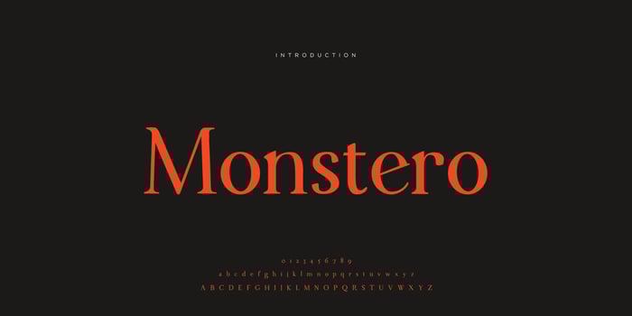 Elegant wedding font Pro Vector, Luxury Royal Abstract minimal modern font vector