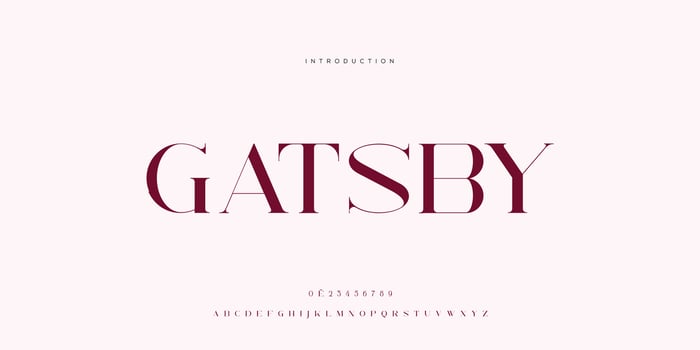 Elegant wedding font Pro Vector, Luxury Royal Abstract minimal modern font vector