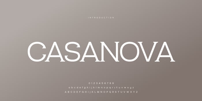 Elegant wedding font Pro Vector, Luxury Royal Abstract minimal modern font vector