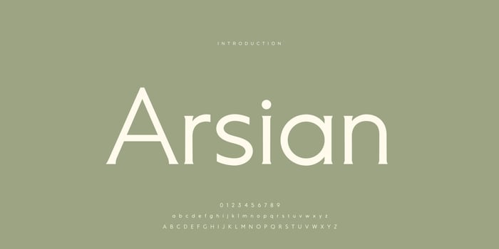 Elegant wedding font Pro Vector, Luxury Royal Abstract minimal modern font vector