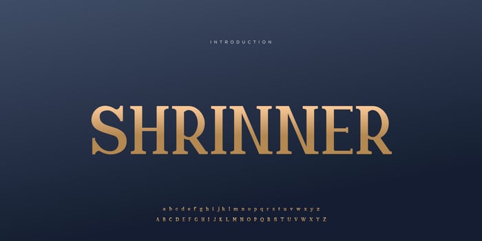 Elegant wedding font Pro Vector, Luxury Royal Abstract minimal modern font vector