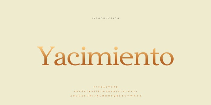 Elegant wedding font Pro Vector, Luxury Royal Abstract minimal modern font vector