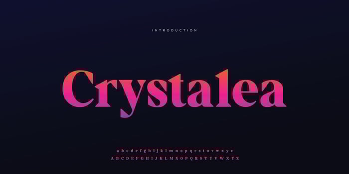 Elegant wedding font Pro Vector, Luxury Royal Abstract minimal modern font vector
