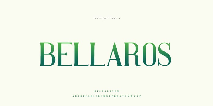 Elegant wedding font Pro Vector, Luxury Royal Abstract minimal modern font vector