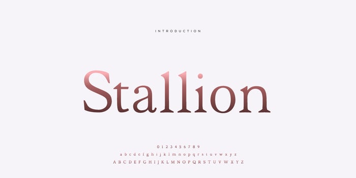 Elegant wedding font Pro Vector, Luxury Royal Abstract minimal modern font vector