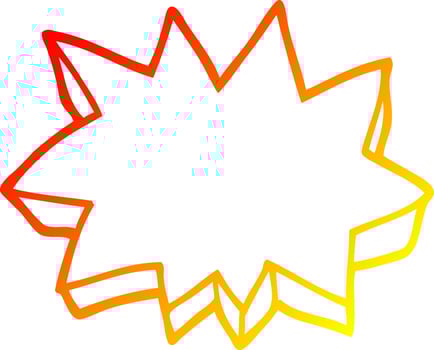 warm gradient line drawing decorative star element vector