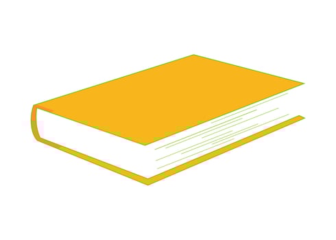 vector design, book shape icon or symbol