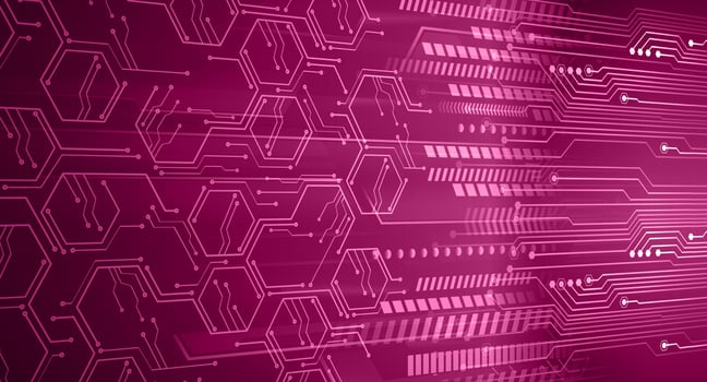 cyber circuit future technology concept background vector