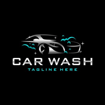 car wash logo vector template illustration