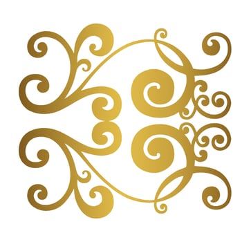 Vector damask vintage baroque scroll ornament swirl. Victorian monogram heraldic shield swirl. Retro floral leaf pattern border foliage antique  acanthus calligraphy engraved tattoo.Tile decor element