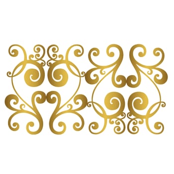 Vector damask vintage baroque scroll ornament swirl. Victorian monogram heraldic shield swirl. Retro floral leaf pattern border foliage antique  acanthus calligraphy engraved tattoo.Tile decor element