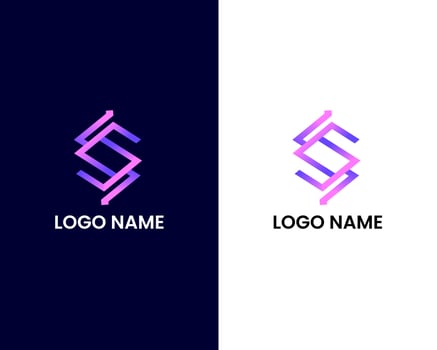 letter s creative modern logo design template vector