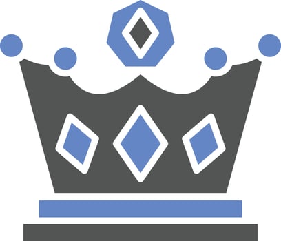 Crown Icon Style vector