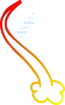 warm gradient line drawing cartoon expression bubble vector