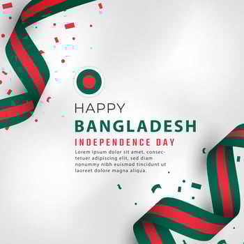 Happy Bangladesh Independence Day March 26th Celebration Vector Design Illustration. Template for Poster, Banner, Advertising, Greeting Card or Print Design Element