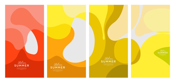 Colorful summer abstract background vector