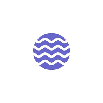 water and water drop simple icon vector