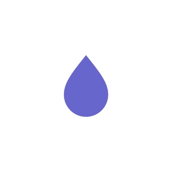 water and water drop simple icon vector