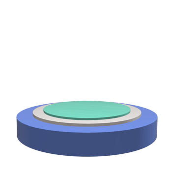 3D podium shape element png