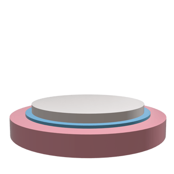 3D podium shape element png