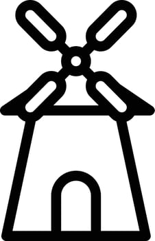 windmill vector illustration on a background.Premium quality symbols.vector icons for concept and graphic design.