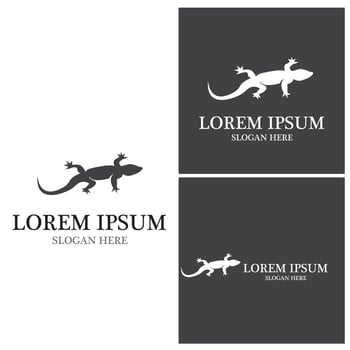 Lizard logo vector template illustration