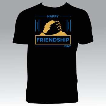 Friendship T Shirt Design vector