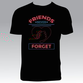 Friendship T Shirt Design vector