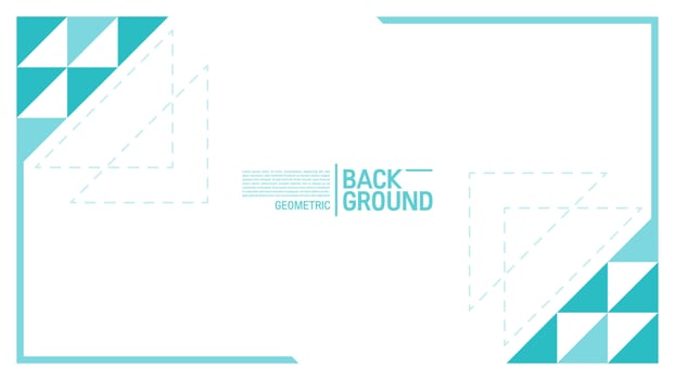 Minimal geometric background with triangle shapes composition. Background for presentation, poster, flyer and more. vector