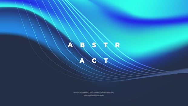 Abstract dynamic vibrant aurora widescreen background vector