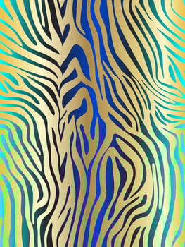 Vector animal print. Zebra ornament. Seamless pattern