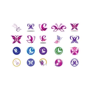Beauty Butterfly icon design vector