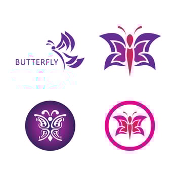 Beauty Butterfly icon design vector