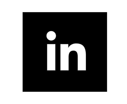 LinkedIn social media icon Logo Abstract Symbol Vector illustration