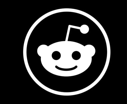 Reddit social media icon Abstract Symbol Design Vector illustration
