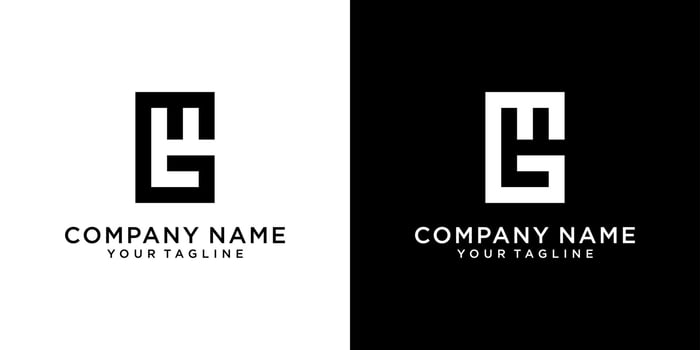 MG or GM initial letter logo design Vector. vector