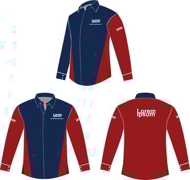 uniform elegant simple sporty calm vector
