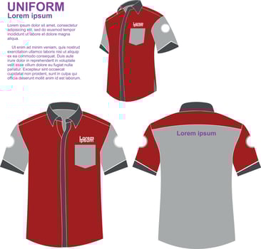 uniform elegant simple sport vector