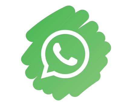 WhatsApp social media Logo Design icon Symbol Vector illustration