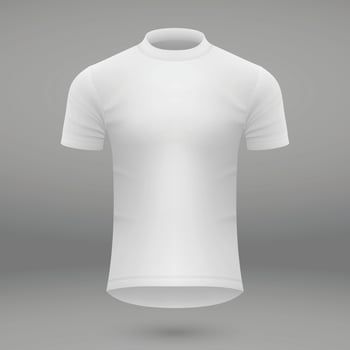 shirt template for cycling jersey vector