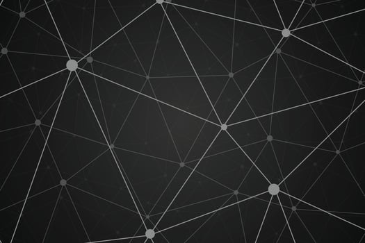 Vector wireframe connecting background.