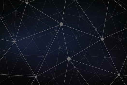 Vector wireframe connecting background.