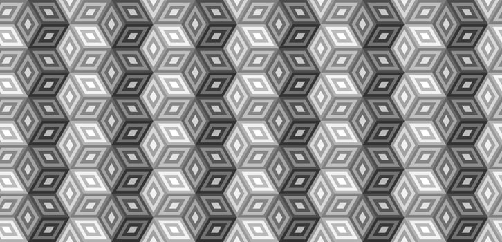 Abstract hexagonal geometric pattern background vector