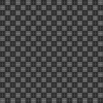 Dark black mosaic abstract seamless geometric grid background vector