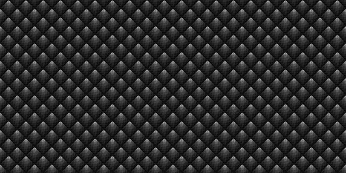 Dark black pixel mosaic abstract seamless geometric grid background vector