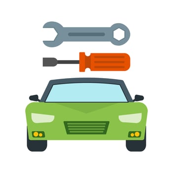 Car Repair II Line Icon vector