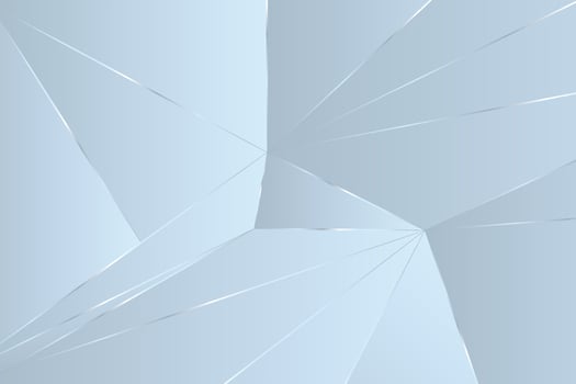 Grey background with the luxury polygonal pattern. Silver triangular lines illustration. Low poly gradient surface vector