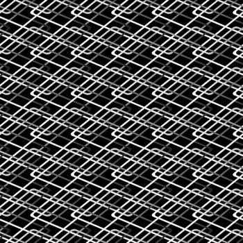 Geometric grid background Modern black and white abstract texture vector